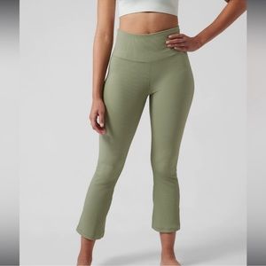 Athleta elation rib crop flare size xxs